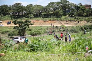 New land grabs in Durban's Cato Crest informal settlement after hundreds of people who are fed UP with slow pace of housing delivery allocated plots themselves and start building shacks