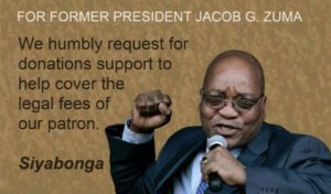 Zuma's Stolen Money Is Finished - "Msholozi" is now Begging Supporters to Help Pay for Legal Costs!